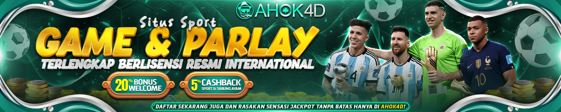 AHOK4D | Situs Parlay Resmi & Bandar Sportbooks 